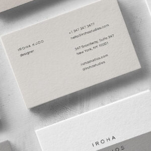 Premium Textured Visiting Card