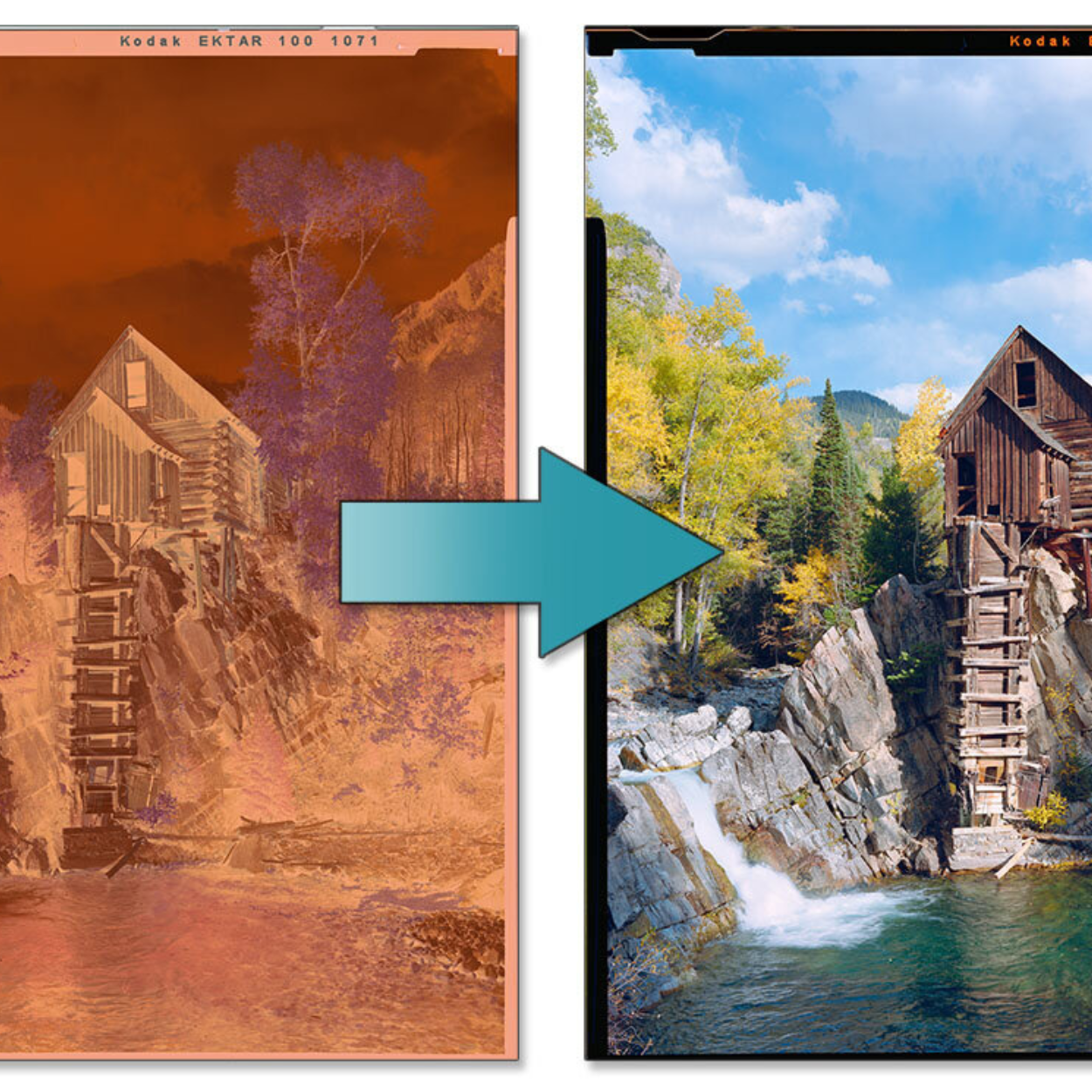Negative to Image Conversion